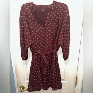 Ann Taylor Maroon Dress. Size 8